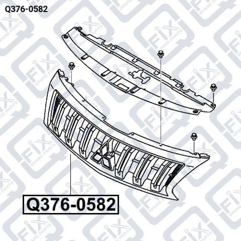 Облицювання радіатора Q-fix Q3760582 ціна, від 105.79 USD
