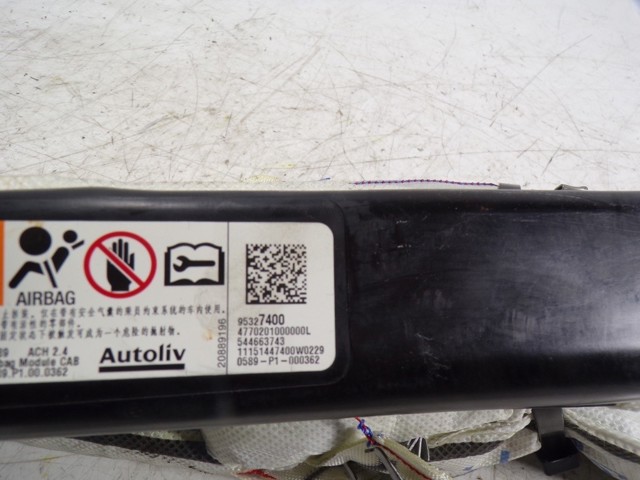 95327400 Opel Подушка безпеки, збоку ейрбегів