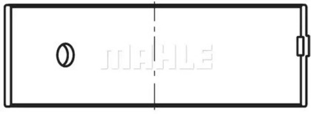 Вкладиші колінвала, корінні, комплект, стандарт (STD) 037HL21040000 Mahle Original