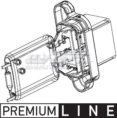 Поршень в комплекті на 1 циліндр, STD 97000 Mahle Original