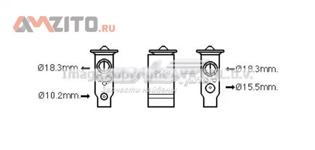 Клапан TRV, кондиціонера 4752068 Denso