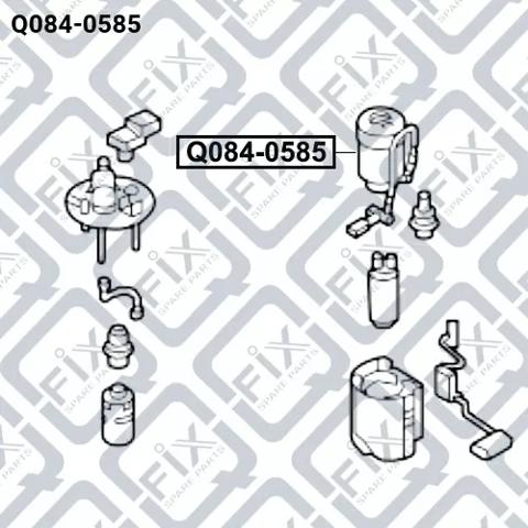 Паливний фільтр Q0840585 Q-fix