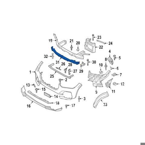 Шина бампера переднього Signeda PBM04525A ціна, від 40.98 USD