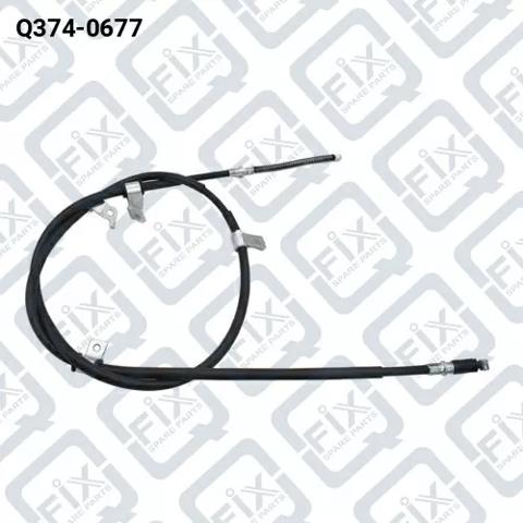 Трос стоянкового гальма задній лівий Q-fix Q3740677 ціна, від 23.86 USD