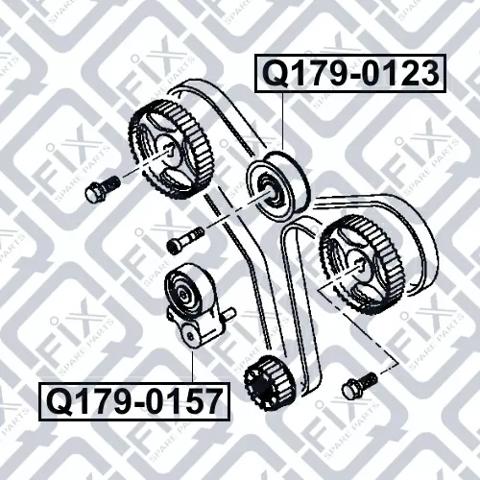 Ролик ременя ГРМ, паразитний Q1790123 Q-fix