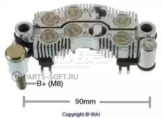 Міст діодний генератора IYR9028 WAI