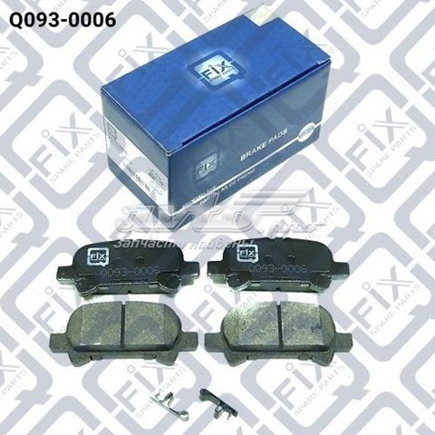 Задні дискові колодки Q-fix Q0930006
