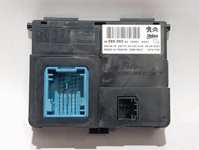 9836666580 Peugeot/Citroen Блок комфорту
