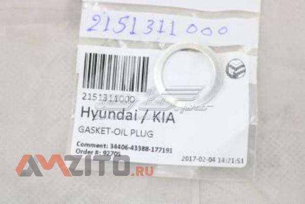 2151311000 Hyundai/Kia прокладка пробки піддону акпп