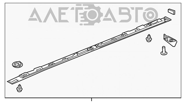 Накладка зовнішня (молдинг) порога, правий Signeda PMZ76049R ціна, від 84.67 USD