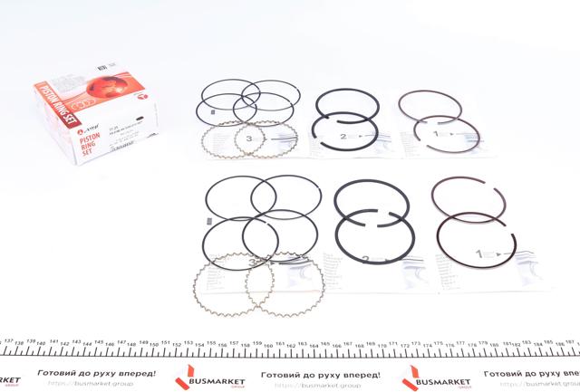 PRDAE493548075 AMP/Paradowscy Комплект поршневих кілець на 1 циліндр, 3-й ремонт (+0,75)