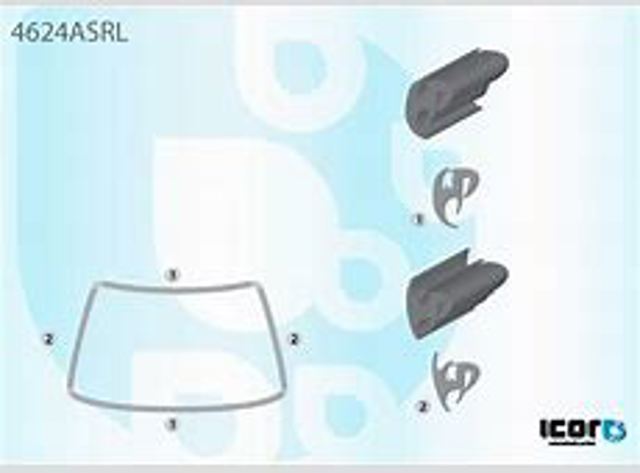 GS2500P110X Icor Прокладка лобового скла