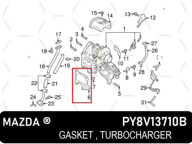 Купити PY8V13710B Mazda 
