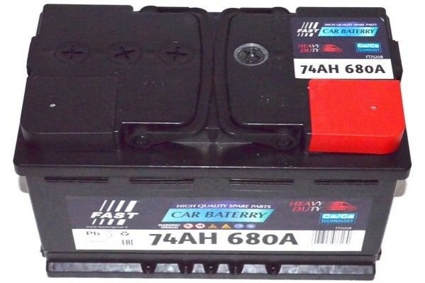 Купити Купити Акумулятор Fast Ємність 74А/г Напруга 12В FT75208