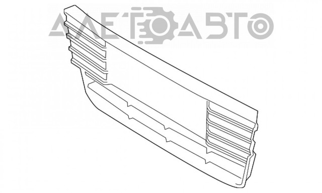 Решітка переднього бампера, центральна FPS FP2813935 ціна, від 15.05 USD