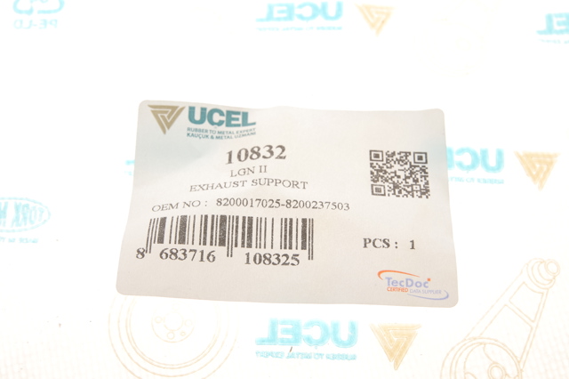 10832 Uc-el Кронштейн кріплення глушника