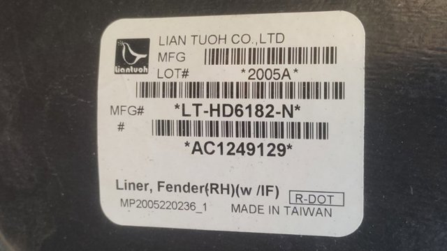 74100TX4A00 Honda Підкрилок переднього крила, правий
