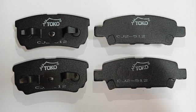 Задні дискові колодки Toko cars CJ2512