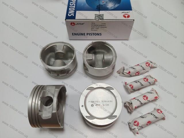 PXDAE4F35380752 AMP/Paradowscy Поршень з пальцем без кілець, 3-й ремонт (+0,75)