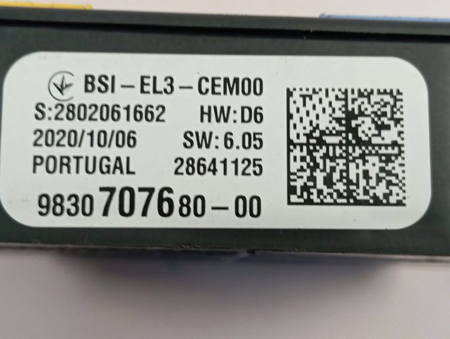 Блок управління комфорту Peugeot/Citroen 1634164880
