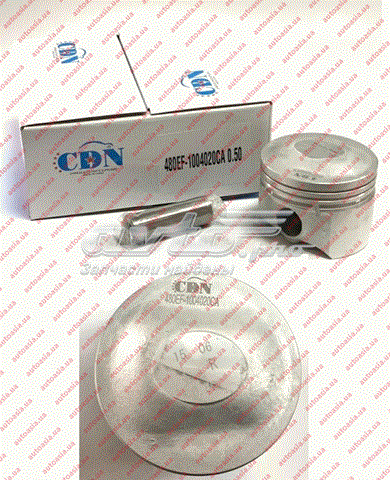 Поршень з пальцем без кілець, 2-й ремонт (+0,50) Chery 480EF1004020CA ціна, від 39.18 USD