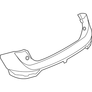 Задній бампер EJ7Z17810ACPTM Ford