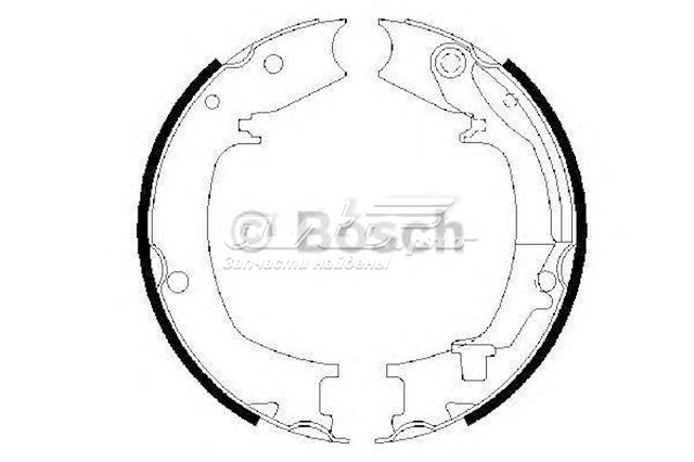 Колодки стоянкового гальма Bosch 986487711