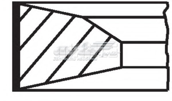 20973N0 Mahle Original Кільця поршневі на 1 циліндр, STD.