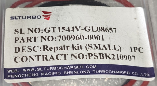  SL Turbo GT1544VGL08657 ціна, від 6.71 USD