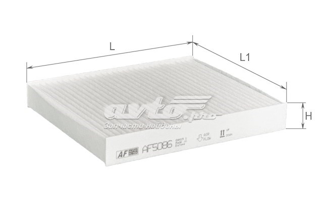 Фільтр салону AF5086 Alpha Filter