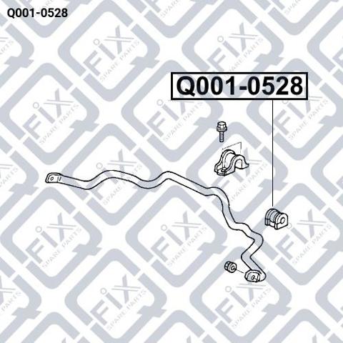 Купити Q0010528 Q-fix Подушка стабілізатора передня