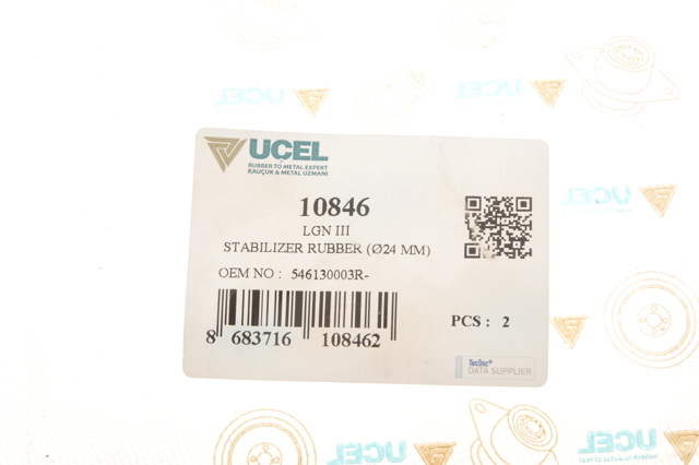 Купити 10846 Uc-el Подушка стабілізатора передня