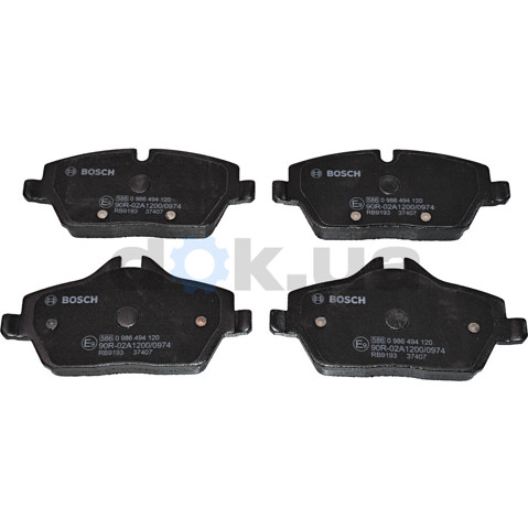 986494120 Bosch Передні гальмівні колодки