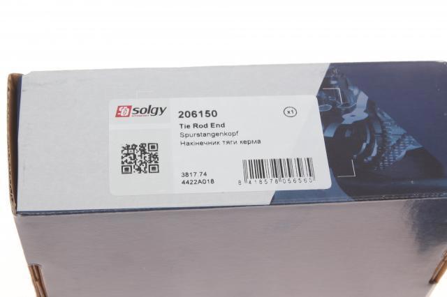 Наконечник рульовий Solgy 206150 ціна, від 8.07 USD