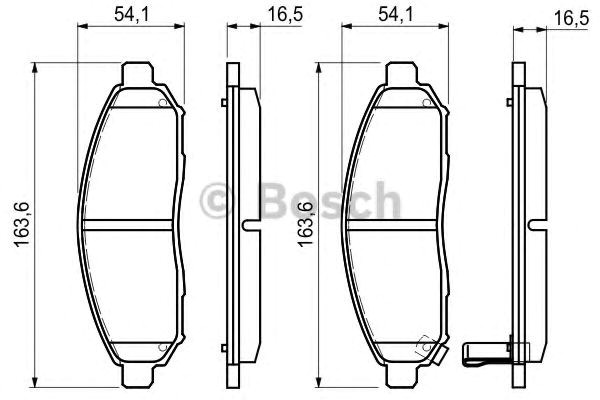 Тормозні колодки Bosch 986494151