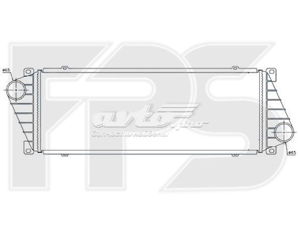 радіатор интеркуллера FP46T36 радіатор интеркуллера FP46T36