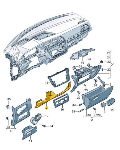 Торпедо VAG 5NN857005A82V ціна, від 6.33 USD