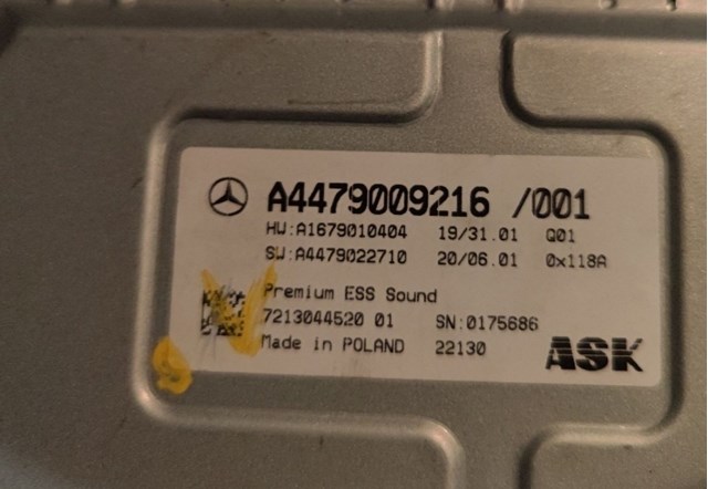  Mercedes A4479009216 ціна, від 1095.74 USD