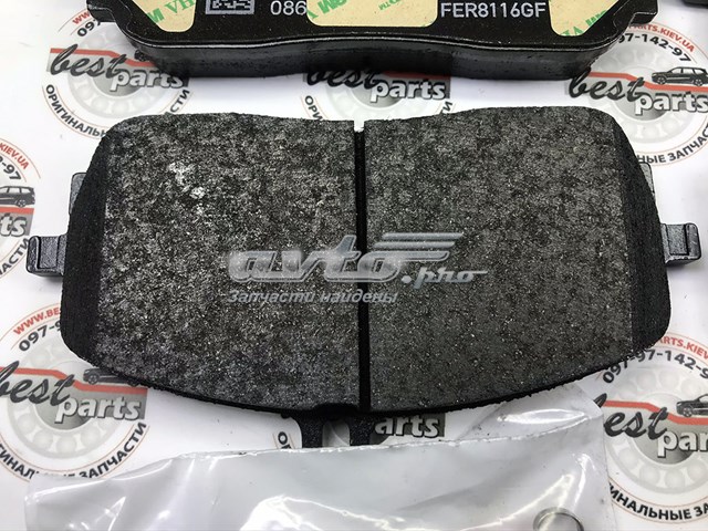 Купити A0004207200 Mercedes Колодки гальмівні передні, дискові