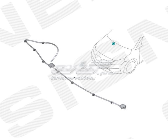 PBMWG008LR Signeda Сопло склоомивача вітрового скла