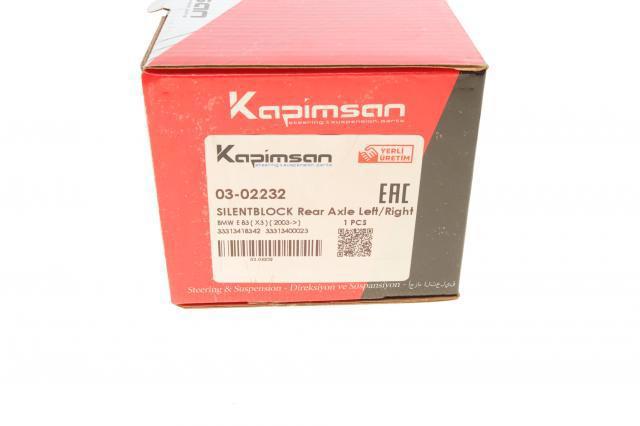 Сайлентблок цапфи задньої Kapimsan 0302232 ціна, від 10.81 USD