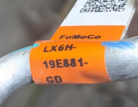 Шланг кондиціонера, від радіатора до випарника Ford LX6Z19A834F