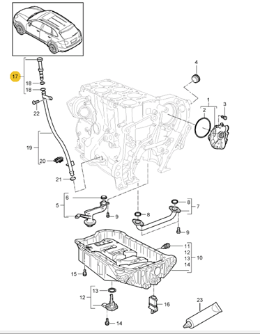  95810716820 Porsche