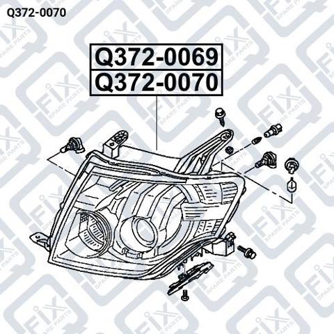 Фара Q-fix Q3720070