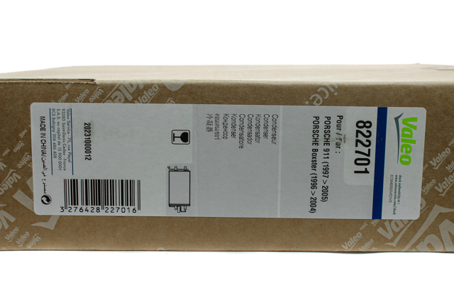 Конденсатор кондиціонера VALEO 822701 ціна, від 78.48 USD