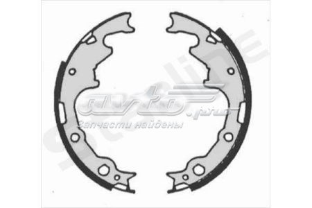 Купити BC07240 Starline Колодки гальмові задні, барабанні