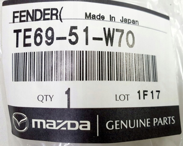  Mazda TE6951W70 ціна, від 29.93 USD