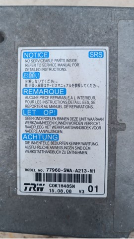 77960SWAA213M1 Honda 