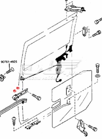 S08472233C Mazda ролик двері бічної/зсувної, правий центральний
