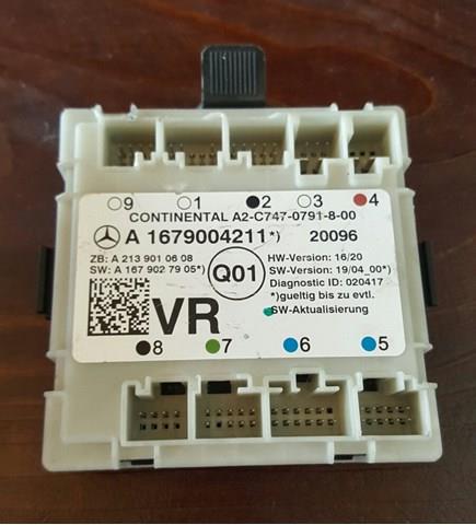 Блок комфорту передніх дверей Mercedes A1679004211 ціна, від 94.91 USD